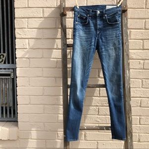 Rag and bone high riser skinny